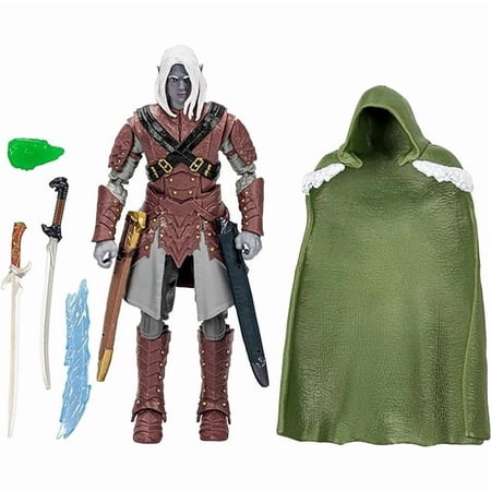 DUNGEONS & DRAGONS R.A.Salvatore's The Legend of Drizzt Golden Archive Drizzt Action Figure,6-Inch Scale D&D Action Figures