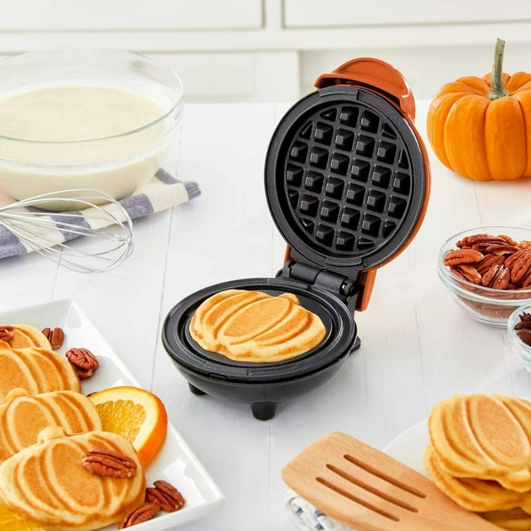 Dash Halloween Mini Waffle Maker Set Pumpkin, Skull, Spider Web