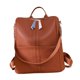 thumbnail image 3 of Mochila escolar multiusos, elegante, resistente al desgarro, compacta, convertible y ligera. Marrón, 3 of 9