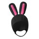 thumbnail image 4 of Gorro de natación con capucha de buceo, mantiene el calor, impermeable, ajustable negro rosa, 4 of 9