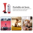 thumbnail image 3 of Handheld Cheer Air Horn Fans Horn Trumpet Hand Pushing Air Horn Portable Cheering Horn Prop, 3 of 8