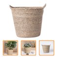 thumbnail image 4 of MIANGASTORE Hand Woven Flower Basket Creative Woven Planter Container Farmhouse Planter Succulent Pot, 4 of 9