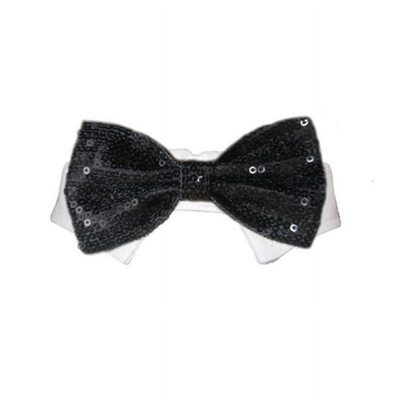 Pooch Outfitters Phillip Bow Tie - Black - 2XL