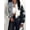 Gray, variant on Trendy Patchwork Varsity Jacket in Multicolor Oversized Fit Casual Bomber Coat