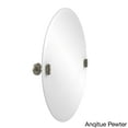 thumbnail image 5 of Frameless Oval Tilt Mirror with Beveled Edge - SB-91-PNI, 5 of 5