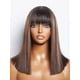 thumbnail image 1 of Peluca LUVME HAIR Yaki Straight Bob de 35 cm con flequillo, cabello humano, 1 of 7