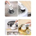 thumbnail image 2 of Dish Brush With Washing Up Liquid Dispenser With 1 Interchangeable Heads Cleaning Brush For Dish Pan, 2 of 4