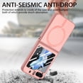 thumbnail image 5 of Magnetic Samsung Galaxy Z Flip 5 Case [Compatible with MagSafe],Anti-Fingerprint,Anti-Scratch,Ultra Slim Shockproof Luxury Samsung Galaxy Z Flip 5 Rugged Phone Cover Case,Pink, 5 of 10
