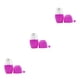 thumbnail image 2 of Molde de cubitos de hielo Jumpingount para el rostro cuidado de la piel 3Conjunto Rosa roja, 2 of 6
