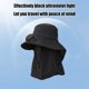thumbnail image 4 of Tapa del ventilador de carga USB solar | Sombrero para el sol con ventilador giratorio de 360° desmontable | Sombrilla transpirable de algodón | 3 velocidades del viento | Doble alimentación solar y, 4 of 5