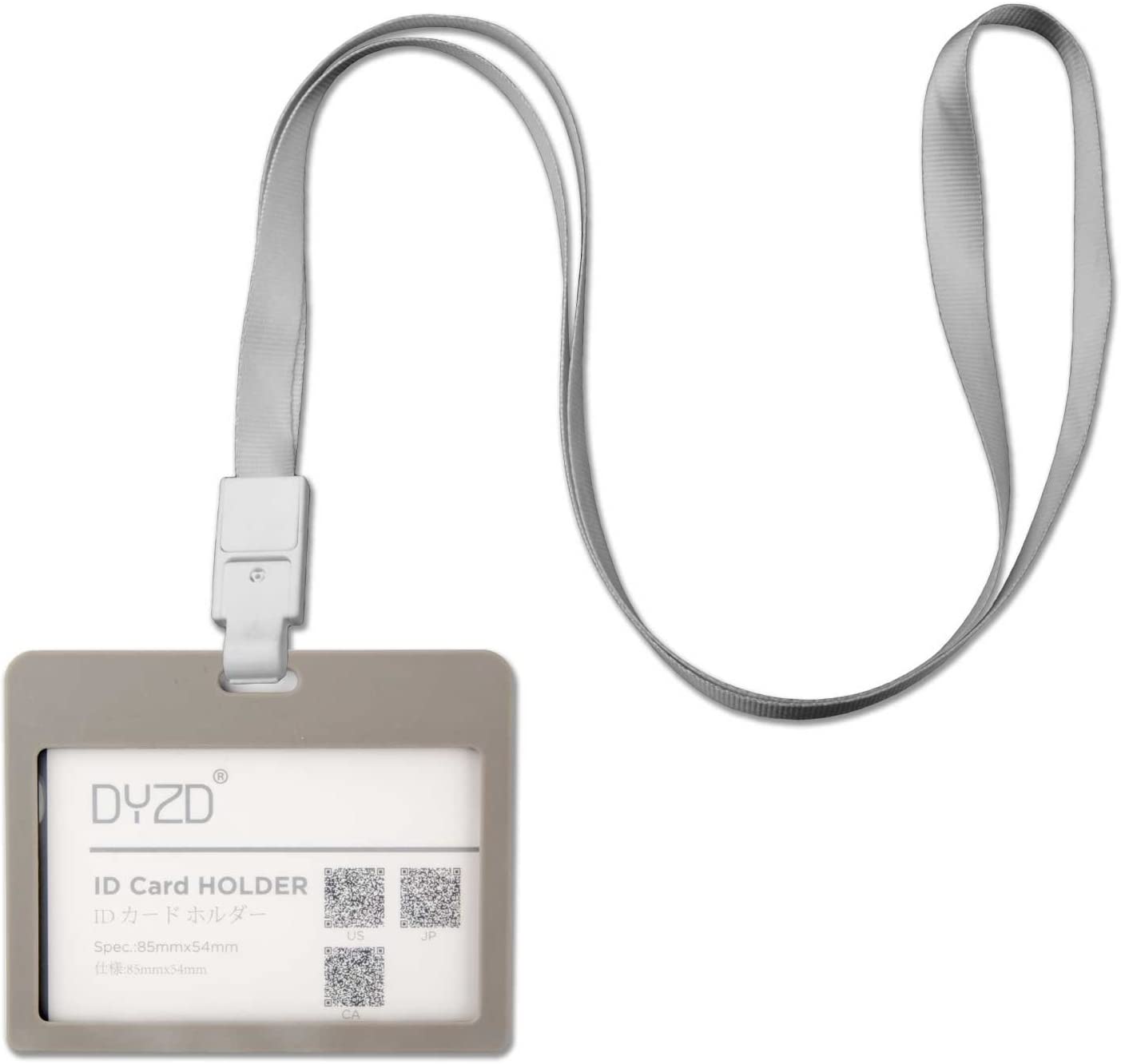 DYZD Plastic Badge Holder ID Card Holders Flip Card Structure ID Holder