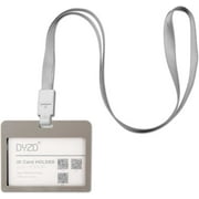 DYZD Plastic Badge Holder ID Card Holders Flip Card Structure ID Holder with Necklace Lanyards ID Badge Card Holders