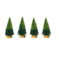 thumbnail image 1 of 4Pcs Mini Christmas Tree Realistic Wooden Base Miniature Pine Tree for Party Festive Desktop Decorations, 1 of 10