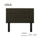 thumbnail image 2 of Cabecera Lola Sansa Matrimonial color Café, 2 of 2
