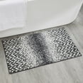thumbnail image 4 of Better Trends Bath Rug Set 3 Piece Bath Mat Non Slip Micro Polyester Bathroom Floor Set, Shower, Tub, Casablanca Collection – (Gray), 4 of 7
