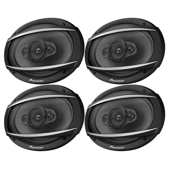 Pioneer A-Series 6x9" 4-Way Car Speakers, 450W Max Power, 90W RMS, 2 Pairs