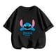 thumbnail image 3 of Camisón bonito de verano para niñas, camiseta con estampado 3D de Lilo y Stitch, camiseta de manga corta con cuello redondo, ropa de moda informal para niñas, 3 of 5