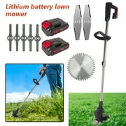 Jinyi Electric Weed Eater Lawn Edger Cordless Grass String Trimmer Cutter 24V &Battery