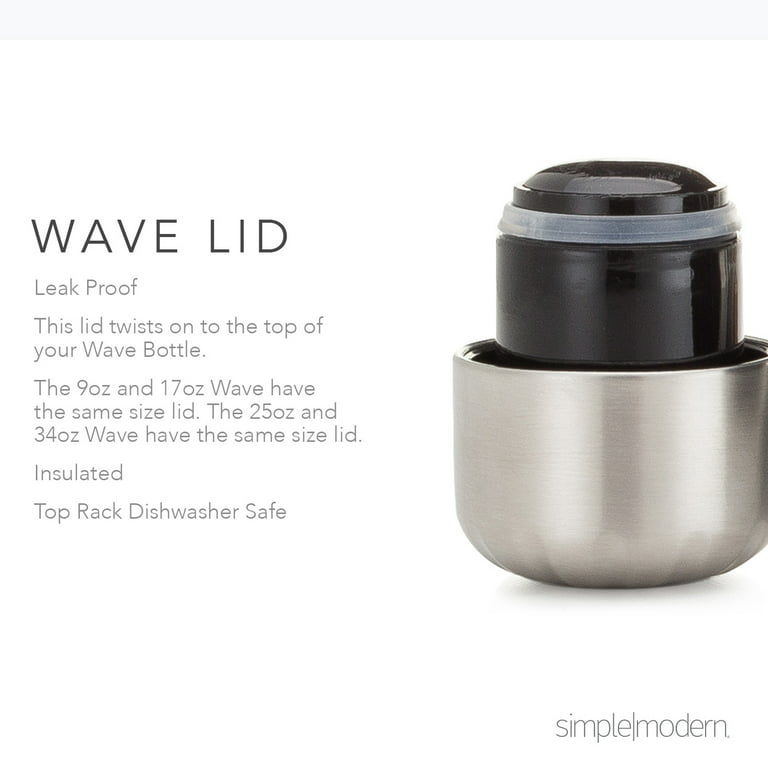 Simple Modern 25 Ounce Wave Water Bottle - Stainless Steel Double