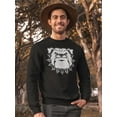 thumbnail image 2 of Fierce Bulldog.  Sweatshirt Men -Image by Shutterstock, Male XX-Large, 2 of 4