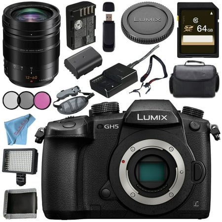 Panasonic Lumix DC-GH5 Mirrorless Micro Four Thirds Digital Camera Leica DG Vario-Elmarit 12-60mm f/2.8-4 ASPH. Power O.I.S. Lens