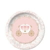 Pink Provincial Princess Dessert Plates. pkg/48