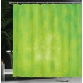 thumbnail image 4 of Ambesonne Lime Green Shower Curtain, Cloudy Color Shade, 69"Wx84"L, Lime Green Avocado Green, 4 of 5
