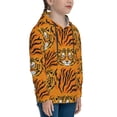 thumbnail image 3 of Vsdgher Tiger Hoodie Youth Classic Hooded Pullover Sweatshirts Essentials Hoodie for Children (s-xl)-Large, 3 of 6