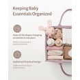 thumbnail image 2 of Organizador de pañales para bebés Blissful Diary, color malva, 2 of 8