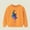 Orange, variant on Cethrio Kids Girls Sweatshirts, Long Sleeve Casual Printed Pullover Tops Khaki Size 8-9 T