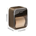 thumbnail image 3 of kkbbma Tissue Box Holder Wall Mounted Popular Pick - Bathroom Tissue Box Impermeable Toilet Paper Box Wall-Mounted Punch- Paper Box Toilet Paper Roll Storage Rack To Store Items, 3 of 6
