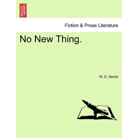 No New Thing. (Paperback)