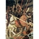 Posterazzi SAL263649 Bataille de San Romano Détail Ca1455 Paolo Uccello 1397-1475 Tempera Italienne sur Panneau de Bois Galleria degli Uffizi Florence Italie Affiche Impression - 18 x 24 Po. – image 1 sur 1