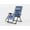Grey & Navy Blue, variant on PURPLE LEAF Outdoor Reclining Chair Patio Zero Gravity Chaise Lounge Folding Chair with Removable Cushion Adjustable Headrest for Lawn Camping Beach Pool Grey