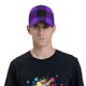thumbnail image 4 of Fotbe Purple Buffalo Plaid Gorro Clásico de Béisbol, Gorra Ajustable con Broche Snapback, Gorro de Exterior de Algodón Suave, 4 of 6