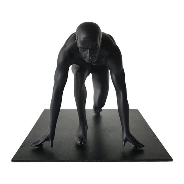 Figura de línea de salida, escultura decorativa, adorno creativo de mesa para sala de estar, entrada, escritorio, decoración del hogar