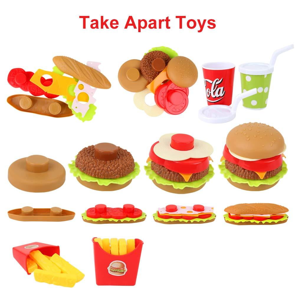 toy hamburger set