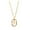 Aquarius, variant on Women's 12 Constellation Horoscope Multicolor Cubic Zircon Pendant Necklace Stainless Steel Birth Star Sign Personalized Pendant Chain Jewelry Leo