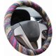 thumbnail image 1 of Ethnic Style Coarse Flax Cloth Automotive Steering Wheel Cover Anti Slip and Sweat Absorption Auto Car Wrap Cover (15 inch), 1 of 3