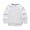 White, variant on WIBACKER 2-10T Kid Girls Boys Cotton Solid Color Long Sleeve Basic Crewneck Sweatshirt Tops