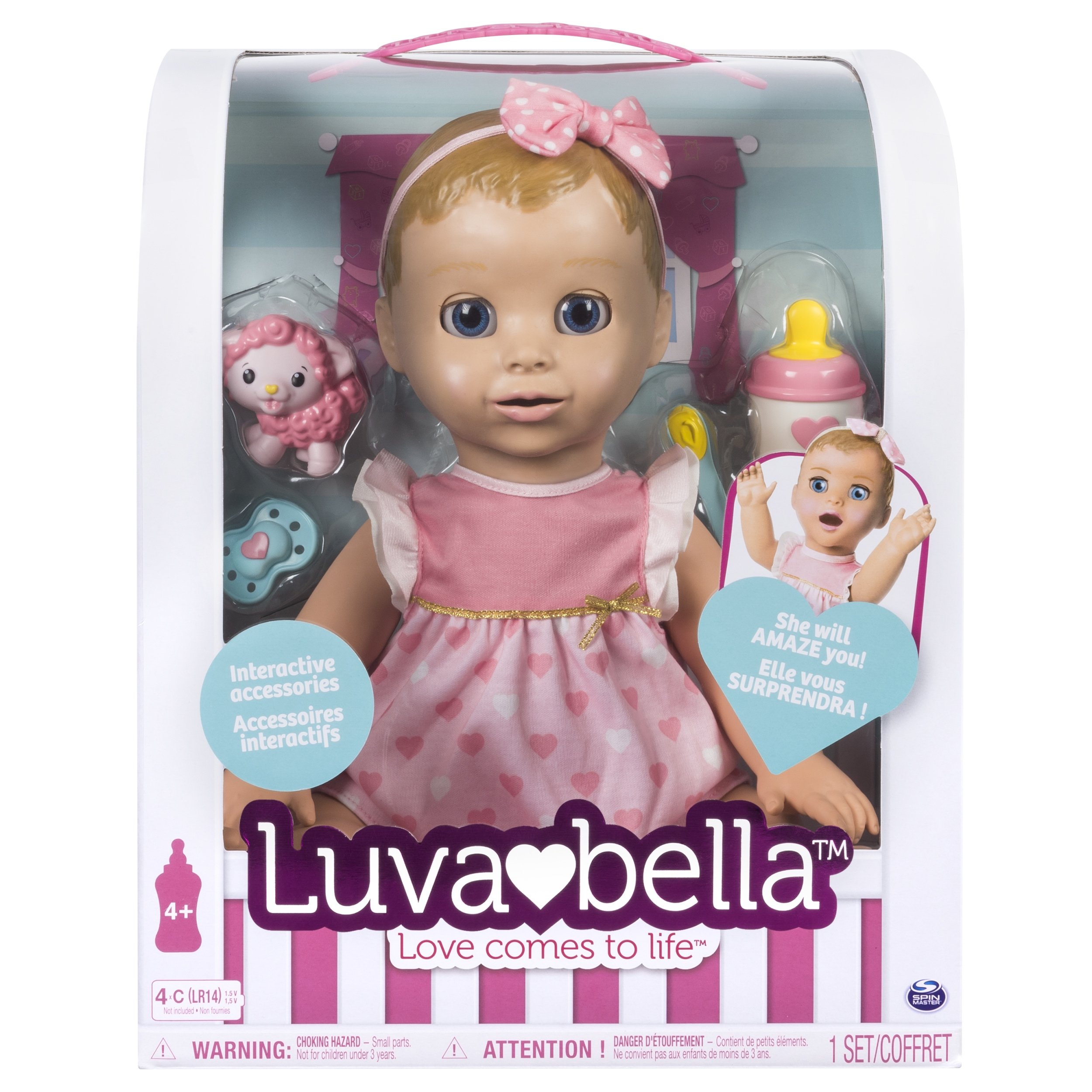 Luvabella - Blonde Hair - Responsive Baby Doll with Realistic Expressions and Movement - image 2 of 8