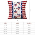 thumbnail image 6 of 4th of July American Stars Stripes Patriotic Pillow Covers 20X20 Inch Independence Memorial Day Decorative Pillow Cases Set of 2 Holiday Throw Pillows Home Decor for Sofa Couch Party Outdoor, 6 of 6