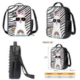 thumbnail image 4 of Xixirimido Alpaca Zebra Stripe Print Kids Backpack Set for Boys Girls School Bookbag Lunch Bag Pencil Bag 3 in 1 Set Teens Student School Daypack, 4 of 4
