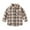 Z9D Coffee, variant on Boys Shirts Kids Flannel Jacket Plaid Long Sleeve Round Neck Lapel Button Down Shacket Baby Girls Pockets Coat Outwear White T Shirt,Size 7 Years-8 Years