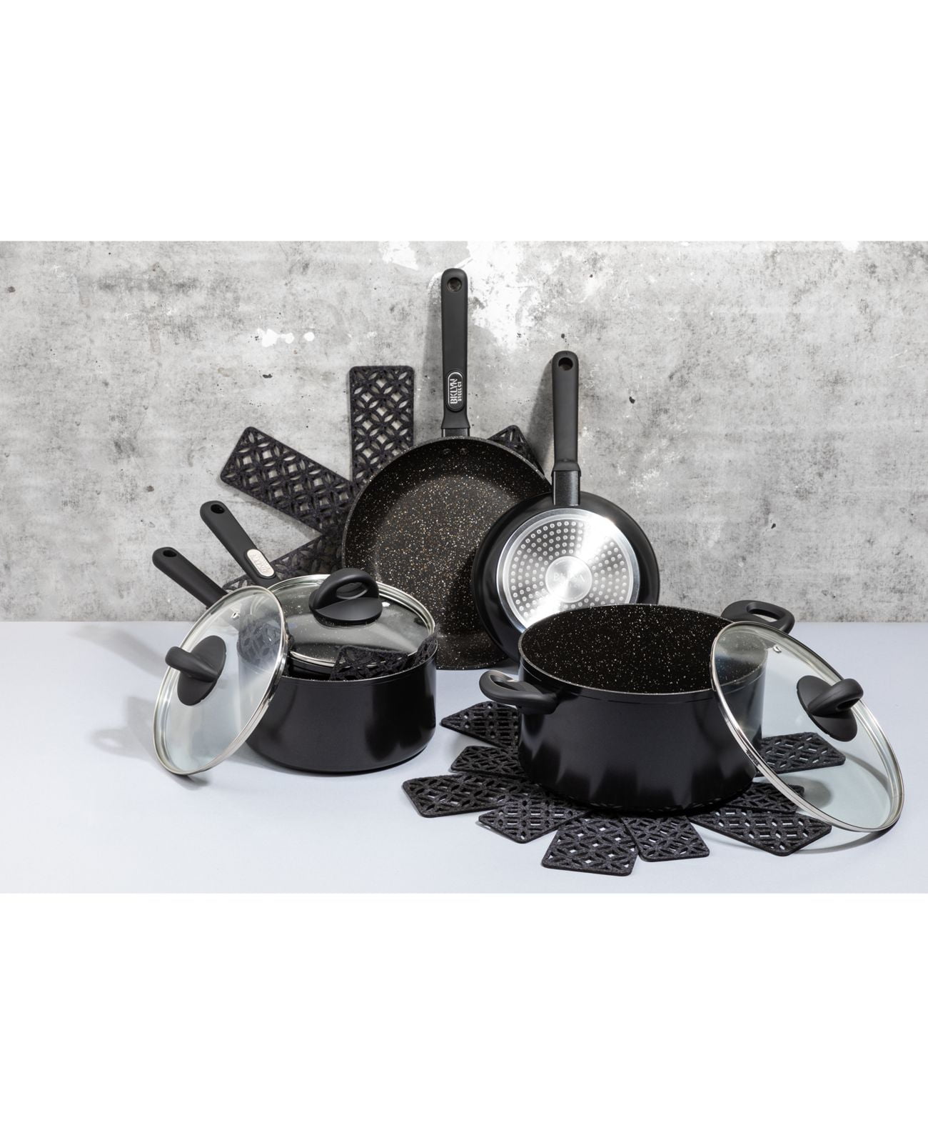Brooklyn Steel Co. Orbit 12-pc. Nonstick Ceramic Cookware Set