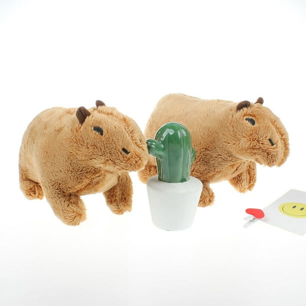 Jouet en peluche Capybara, poupée mignonne en peluche Capybara, ron