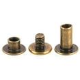 thumbnail image 3 of (10pcs) Brass Plated Butt Lock One Letter Rivet M5x60mm, 3 of 5