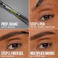 thumbnail image 5 of Maybelline Brow Inserts 2-in-1 Eyebrow Pencil and Brow Gel, Soft Brown, 5 of 8