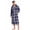 Dark Blue, variant on Mens Fleece Robe with Hood, Soft Bathrobe Plush Robes for Men(Royal Blue,Large-X-Large)