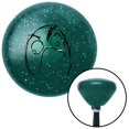 thumbnail image 1 of Black Angry Meme Green Retro Metal Flake Shift Knob with M16 x 1.5 Insert Shifter Brody, 1 of 1
